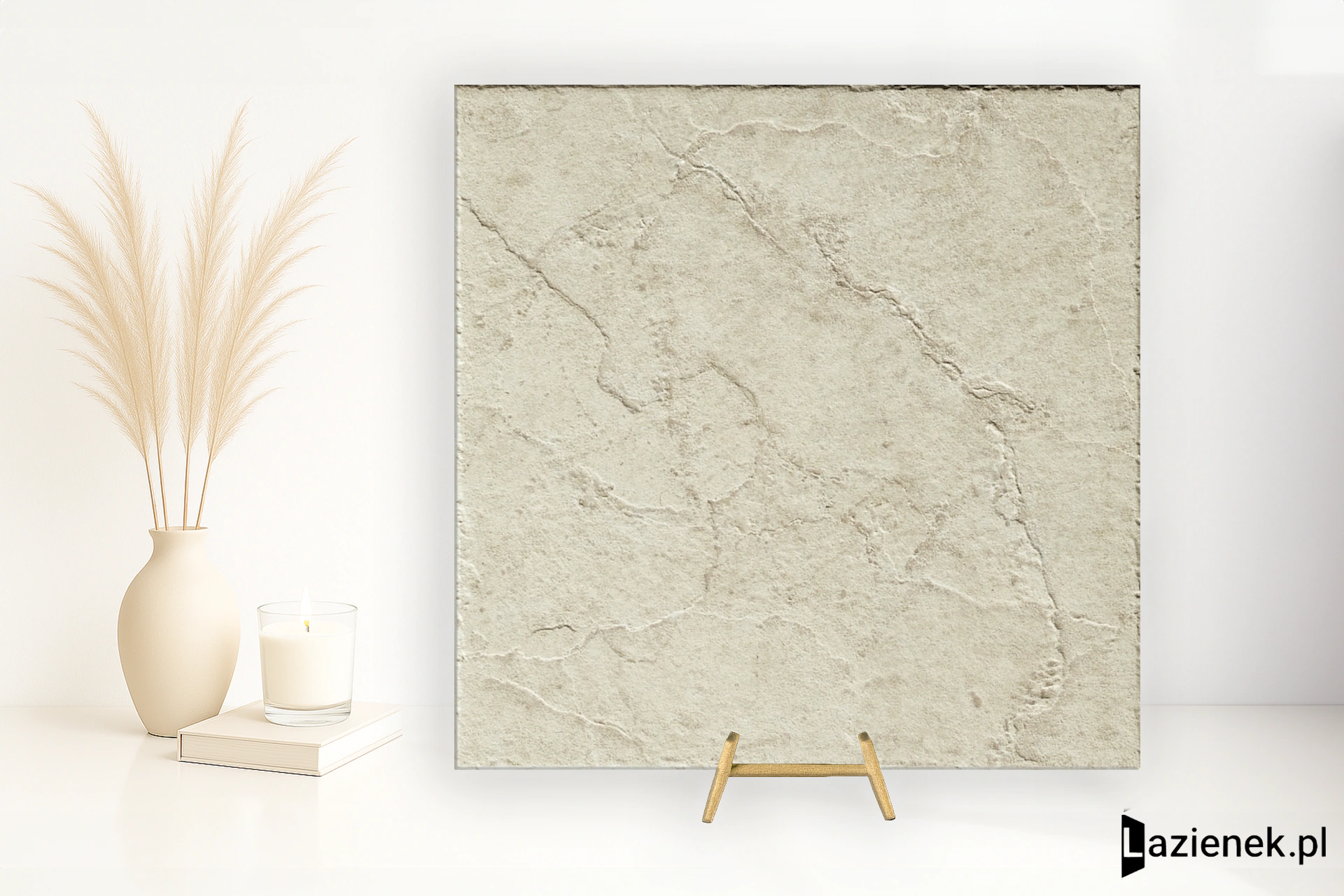 Casalgrande Padana Ardesia Bianco połaczenie mat-poler 15x15 cm gr. 8 mm - płytka rektyfikowana/9170001